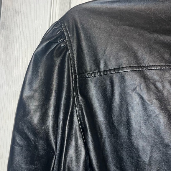 Fashion Nova Black Faux Leather Dress - Picture 7 of 9